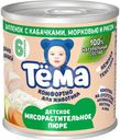 Пюре Тёма мясное из цыпленка с кабачками, морковью и рисом с 6 мес. 90г