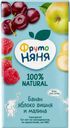 Нектар ФрутоНяня яблоко-банан-вишня-малина 500мл