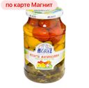 Ассорти МЕЛЕНЬ, Маринованные патиссоны, черри, огурцы, 950мл