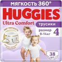 Трусики-подгузники Huggies Skin Comfort 4 размер 9-14кг 38шт.