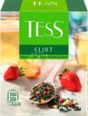 Чай зеленый TESS со вкусом белого персика и клубники, 100пак