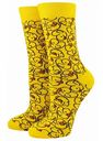 Носки  женские Гранд Утки цвет: желтый, размер 23-25 (35-38)