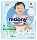 Подгузники Moony 4 L (9-14 кг), 54 шт.