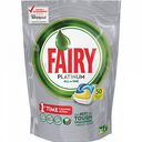 Капсулы для посудомоечных машин Fairy Platinum All In One Лимон, 50 шт.