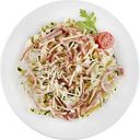 Паста с ветчиной, приготовлено на воке, 300г