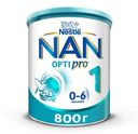 Смесь Nan 1 Optipro молочная с рождения 800г