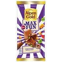 Печенье ALPEN GOLD, Карамель, мармелад молочный шоколад, 160г