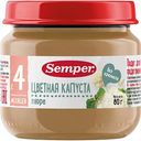 Пюре Semper Цветная капуста с 4 месяцев, 80 г