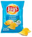 Чипсы Lay's сметана и зелень, 225 г