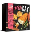 Рыбные порции Fish Day из филе в сухарях с приправами, замороженные, VIČI, 200 г, Россия
