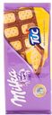 Шоколад Milka молочный с соленым крекером TUC, 87 г