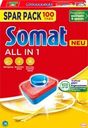 Таблетки для посудомоечной машины SOMAT All in One, 100шт