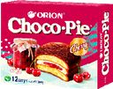 Печенье Orion Choco Pie Cherry 12 шт, 360 г