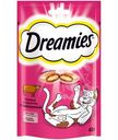 Лакомство Dreamies для кошек подушечки с говядиной, 60г