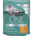 Сухой корм для взрослых кошек Purina One с высоким содержанием курицы с рисом, 750 г