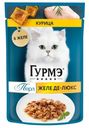 Корм для кошек Гурмэ Перл Желе де-люкс 75г курица