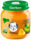 Пюре Gerber Только Яблоко и груша с 5 мес., 130 г