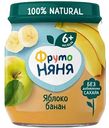 Пюре фруктовое ФрутоНяня Яблоко-банан с 6 месяцев, 100 г