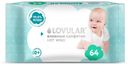 Влажные салфетки детские Lovular 21 х 15 см 64 шт