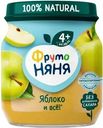 Пюре ФрутоНяня Яблоко с 4 мес. 100г