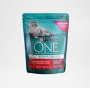 Корм Purina ONE для стерилизованных кошек, говядина, пшеница, 750 г