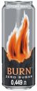 Энергетический напиток Burn Peach Zero персик-манго газированный безалкогольный 449 мл