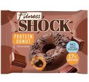 Донат Fitnesshock с шоколадной начинкой, 70г