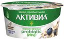 Творожок «Активиа» Probiotic с черникой спельтой овсом и чиа 3,5%, 135 г