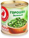 Горошек АШАН зеленый, 400 г