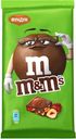 Плитка M&M's молочный шоколад с фундуком и разноцветным драже 122 г