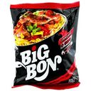 Лапша быстрого приготовления Big Bon Говядина + соус томатный с базиликом, 75г