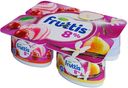Продукт Йогуртный Fruttis пастеризованный Суперэкстра Вишневый пломбир Груша-Ваниль 8 %, 115 г