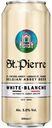 Пивной напиток St. Pierre Blanche нефильтрованный пастеризованный светлый 0,5 л