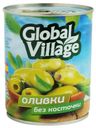 Оливки Global Village без косточки 200г