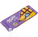 Шоколад MILKA молочный с соленым крекером TUC 87г