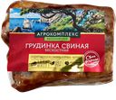 Грудинка АГРОКОМПЛЕКС свиная варено-копченая, 100г