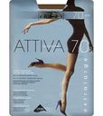 Колготки женские Omsa Attiva цвет: daino/цвет загара, размер 3, 70 den