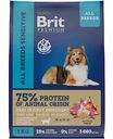 Корм для собак Brit Premium Dog Sensitive ягнёнок и индейка, 3 кг