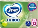 Бумага туалетная ZEWA Плюс Яблоко 2-слоя
