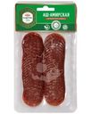 Колбаса Идель Аш-Амирская из мяса цыпленка сырокопченая нарезка 80г