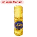 Масло подсолнечное ЗЛАТО, рафинированное дезодорированное, 1л