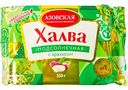 Халва подсолнечная Азовская кондитерская фабрика с арахисом, 350г
