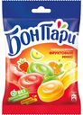 Леденцы Бон Пари, Ассорти, фруктовые, 75 г