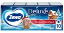 Платки носовые бумажные Zewa Deluxe, 10x10шт