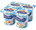 Продукт йогуртный Нежный с соком персика 1,2%, 100г