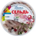 Сельдь Буревестник и К Охотничья филе-кусочки в масле с петрушкой и клюквой 180г