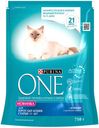 Корм Purina ONE для кошек старше 11 лет, курица, цельные злаки, 750 г