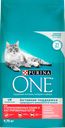 Корм сухой для взрослых кошек PURINA ONE с лососем, для стерилизованных, 9,75кг