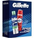 Набор Gillette Series Пена для бритья и Old Spice  Гель для душа + шампунь 1шт.