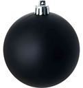 Ёлочное украшение Шар чёрный матовый, 8см